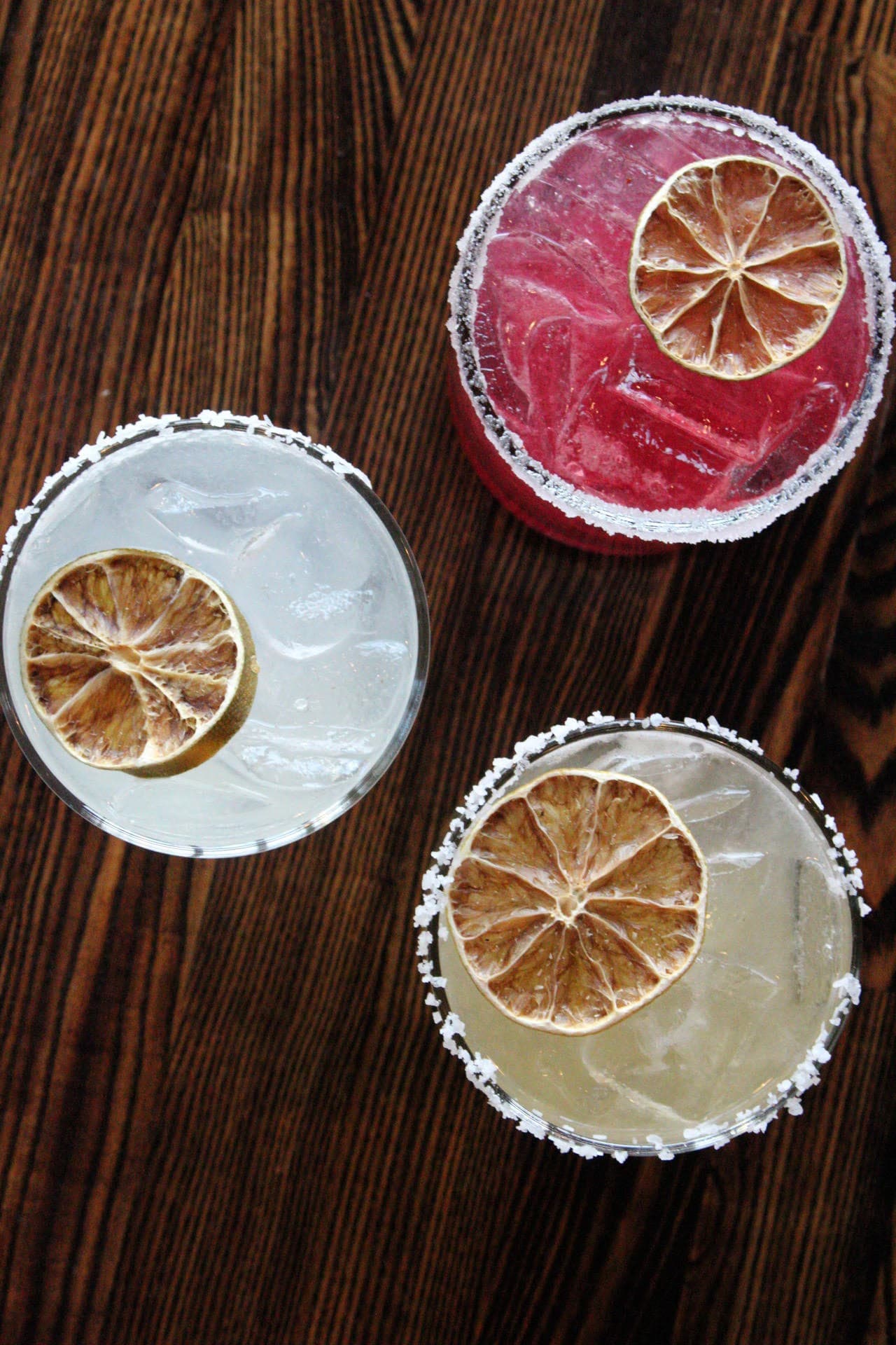 Tequila bar with margaritas and cocktails